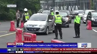 PPKM Jawa-Bali, Polrestabes Surabaya Dirikan Titik Cek Untuk Kendaraan