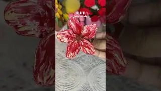 Spoon hairclip 🌺 #diy #viral #craft #art #handmade #flowers #shorts #trending #song #craftyliving
