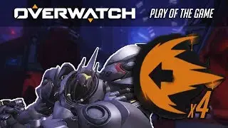 Reinhardt Play of the Game  &ndash; 4 Man Charge Feed