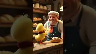 Quackers and the Bread Surprise #shorts #trending #cute