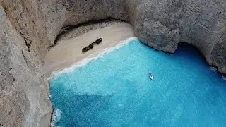 Aerial View of Navagio Beach | Zakynthos