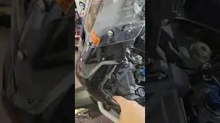 Обзор передних дефлекторов Honda Africa Twin Puig. Управление верхним ветром.