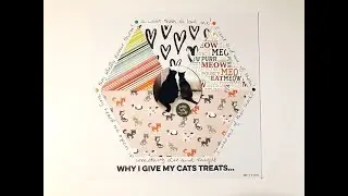 Cat scrapbook layout