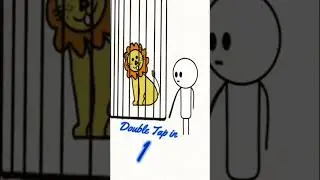Shocking Zoo Moment Caught on Camera 🐯⚠️ #funny #memes #stickman #animation #zoo #animalize