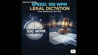 Legal Dictation for court skill exam Punjab and Haryana High Court 2025