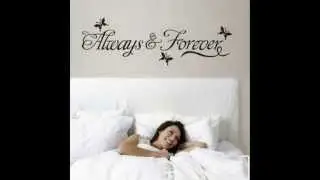 Always Forever Butterfly Wall Quote Sticker Decals Removable Art Decor Vinyl
