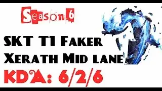 Korea Challenger LOL - SKT T1 Faker - Xerath Mid lane (Feb 24, 2016)