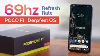 Poco F1 | OverClock Display to 69Hz | 69FPS | Derpfest OS | Hindi