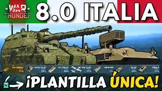 POTENCIA Y VELOCIDAD! Italia 8.0 LO DESTRUYE TODO!! #warthunder