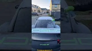 Defrosting a Porsche GT3 RS Manthey Racing Satisfying ASMR 🥶 #satisfying #asmr #porsche
