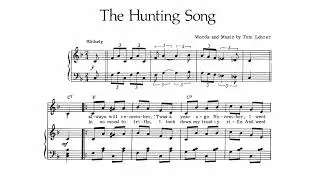Tom Lehrer: The Hunting Song (score w/ ensemble recording)