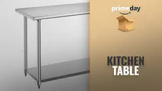 Great Deals On Kitchen Table Amazon Prime Day: Rockpoint Beacon Stainless Steel Table NSF Certified,