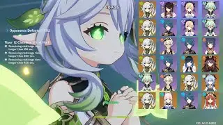 [Genshin 3.2 Abyss] 6 Nahida Teams Floor 12, 9 star