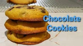 Easy Chocolate Cookie Recipe || No Mixer Cookies || How I made