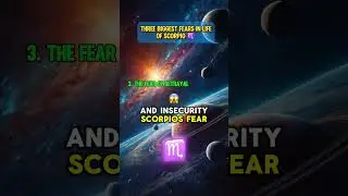 The Biggest Fear Of Scorpio ♏️ | Astrology Reading #astrology #zodiacsigns #scorpio