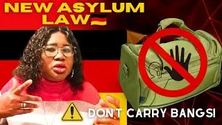 New Asylum Law in Germany ⚠️ Never Carry Bags for Friends from Africa 🌍