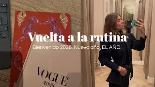 vuelta a la rutina. nuevo año. EL AÑO.