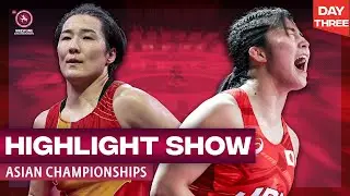 Asian Wrestling Championships Highlights Show | Day Three | Women's Wrestling | Amman, Jordan