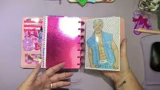 ✨ Flipping Through My Barbie-Themed Mini Happy Planner | Roller Skates & Ken Vibes! 💖🛼