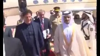 PM   Imran   khan reached Qatar