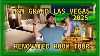 MGM Grand Las Vegas - Grand Two Queen W/ Strip View - Room Tour! | RENOVATED & REMODELED for 2025