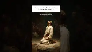 Jesus trusted the Father even when prayers ended in silence.