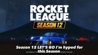 Reacting To The Season 12 Rocket League Trailer 😱😱😱
