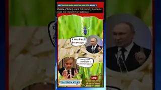 Russia warns Pakistan to ban rice imports food safety concerns. #shorts #ytshorts #youtubeshorts
