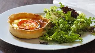 Cheese and Tomato Quiche  | Rustic Style