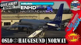 🔴MSFS 2024 | CHALLENGING NORWAY COASTAL OPS 🇳🇴 | FSS E-195 Roundtrip + BRAND NEW ENHD GIVEAWAY!