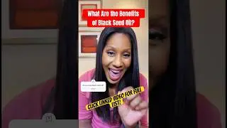 BLACK SEED OIL BENEFITS? 🌱 #shorts #shortsvideo #shortsfeed