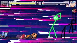 PC M.U.G.E.N: Nanarman & Greenman vs. Suisei & Kiryu Coco