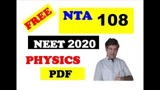 NTA108 PHYSICS NTA ABHYAS MOCK TEST NTA108 PHYSICS LATEST NTA MOCK TEST PAPER