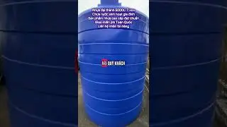 Bồn nước nhựa 5000L đứng đại th&agrave;nh plus gold #tanadaithanh #đaithanh #tecnhua #5000l #tecnhua#tec