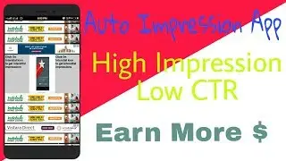 Auto Impression App || Increase your admob impressions || save admob account to suspend || Thunkable