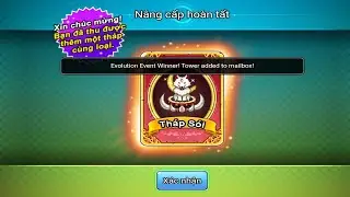 Tôi dồn may mắn cả đời để tiến hoá tháp legend 🙏 - gold tower defence/ag gtd 