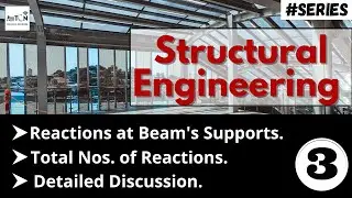 3) REACTIONS at Support | Different types of Reactions | Structural Analysis | Civil Engineering
