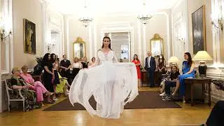 Elena Perseil Fashion show with evening luxury dresses
