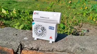 Top Small Solar panel Mini Ac Conditioner Unboxing & Test Video!!Best Gadgets Mini AC#unboxing #toy