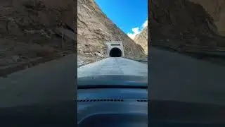 The dangerous tunnel of the world #dangerous #tunnel #viral #record #hunza #topoftheworld #shorts