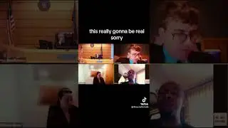 Man argues with judge. Gets muted. #courtcam #judge #funny