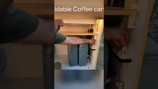 Foldable Coffee cart #coffeecart #mobilecoffee #coffeebar #barista #coffeetruck #coffeeshop