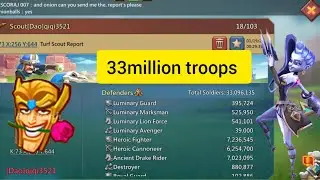 lord's Mobile - 33 million troops rally target