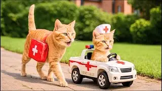 🐾🐱❤️ Sick Mama Cat & Her Little Doctor Kitten 🩺💕 | Emotional Healing Story ✨🌸