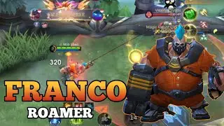 FRANCO GAMEPLAY ! TUTORIAL GAMEPLAY HOOK MONTAGE FRANCO ! TIPS & TRICK ROAMER FRANCO - MLBB