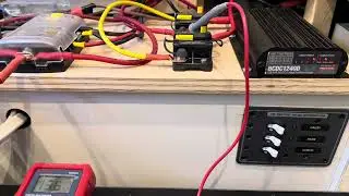 Redarc BCDC1240D making crackling sound with voltage drop