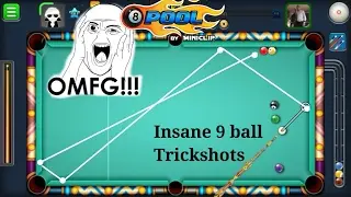 20 MILLION BET - 9 BALL POOL - Insane 9 ball pool trickshots + Best Denial ever xD ?