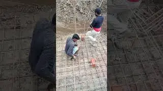 column reinforcement|| petrol pump|| iocl|| #shortvideo