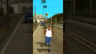 CJ Running big smoke house in GTA San Andreas #shorts