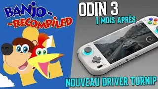 La Matinale Retrogaming | TrimUI Brick Pro, Banjo Kazooie Recompiled, Odin 3 (turnip), J36 Ultra
